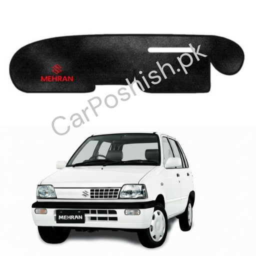 Suzuki Mehran Dashboard Mat – Premium Anti-Slip Black Dashboard Cover | Custom Fit 🚗✨