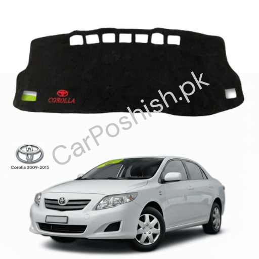 Toyota Corolla 2005–2015 Dashboard Mat – Premium Anti-Slip Black Dashboard Cover | Custom Fit 🚗✨