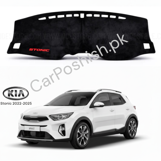 Kia Stonic Dashboard Mat – Premium Anti-Slip Black Dashboard Cover | Custom Fit 🚗✨
