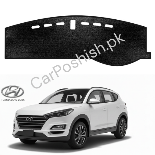 Hyundai Tucson Dashboard Mat – Premium Anti-Slip Black Dashboard Cover | Custom Fit 🚗✨