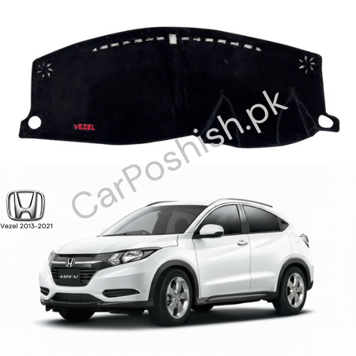 Honda Vezel Dashboard Mat – Premium Anti-Slip Black Dashboard Cover | Custom Fit 🚗✨